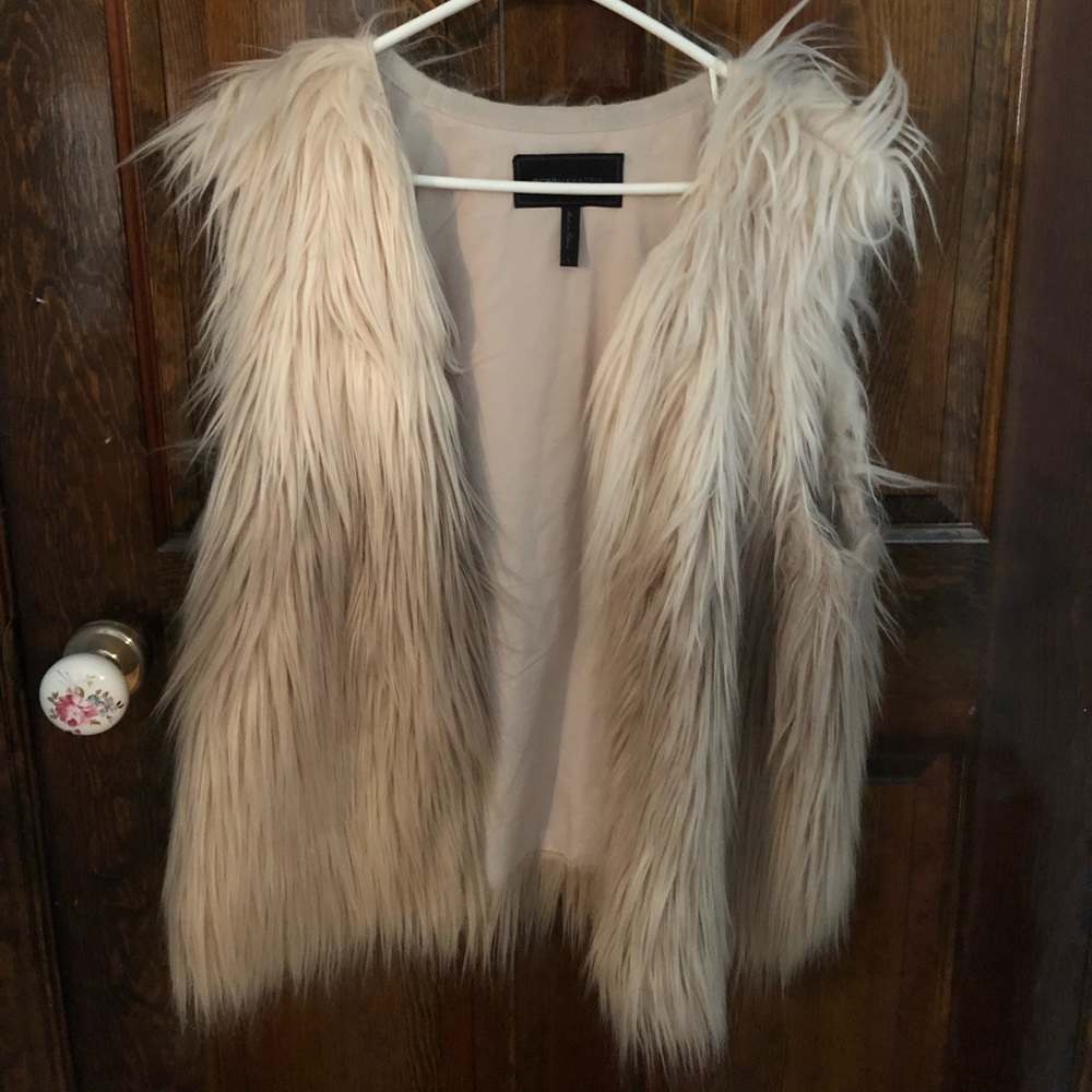 BCBG Fur Vest